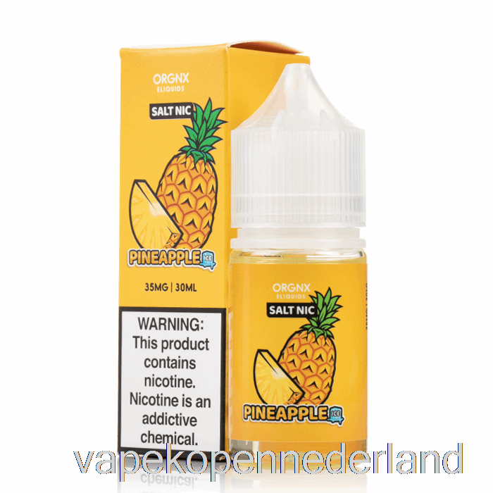 Vape Nederland Ijskoude Ananaszouten - Orgnx E-vloeistof - 30ml 35mg